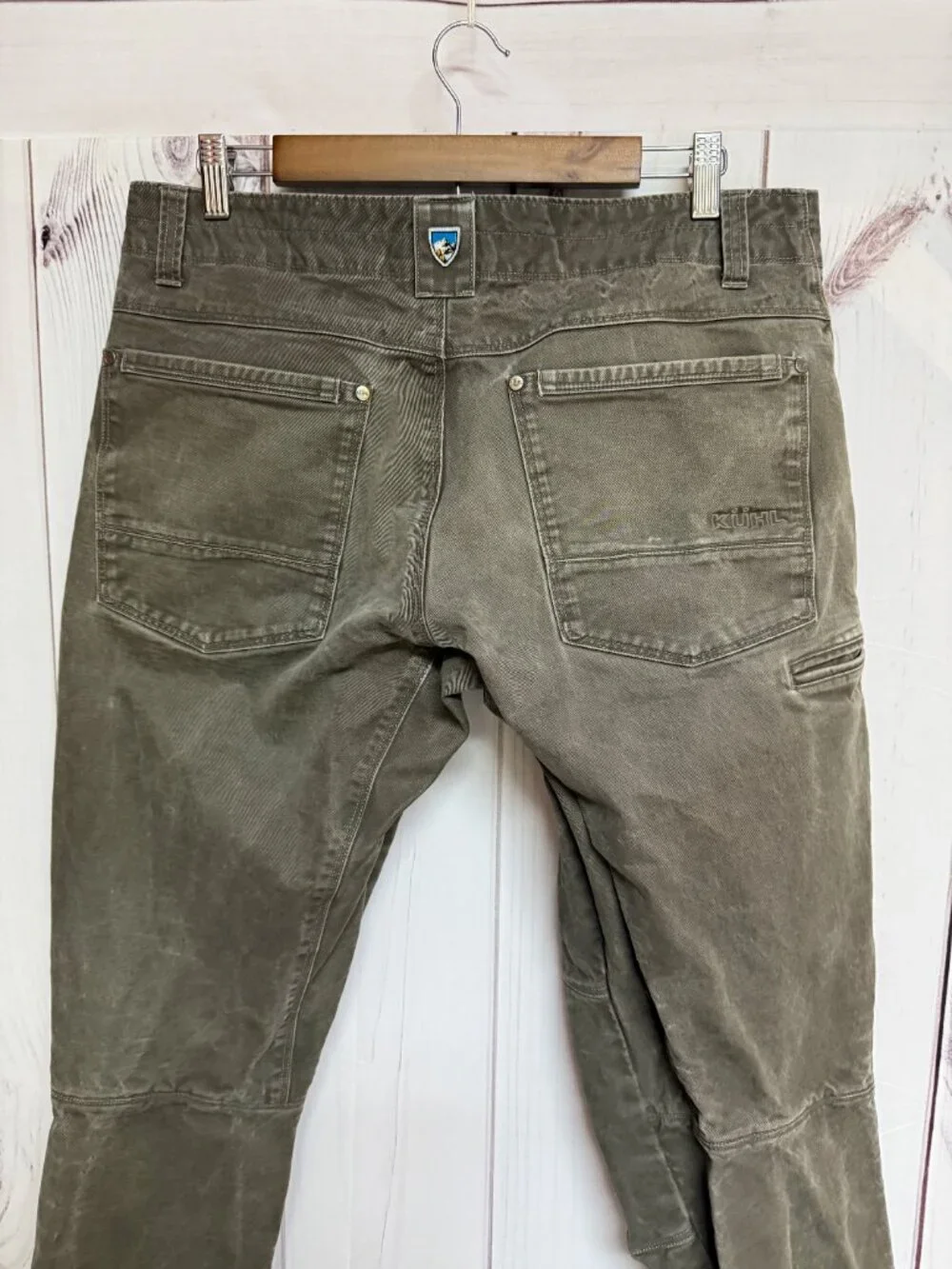 KÜHL Men’s Rydr‎ Pants 34x34 Brown Vintage Patina Dye GUC